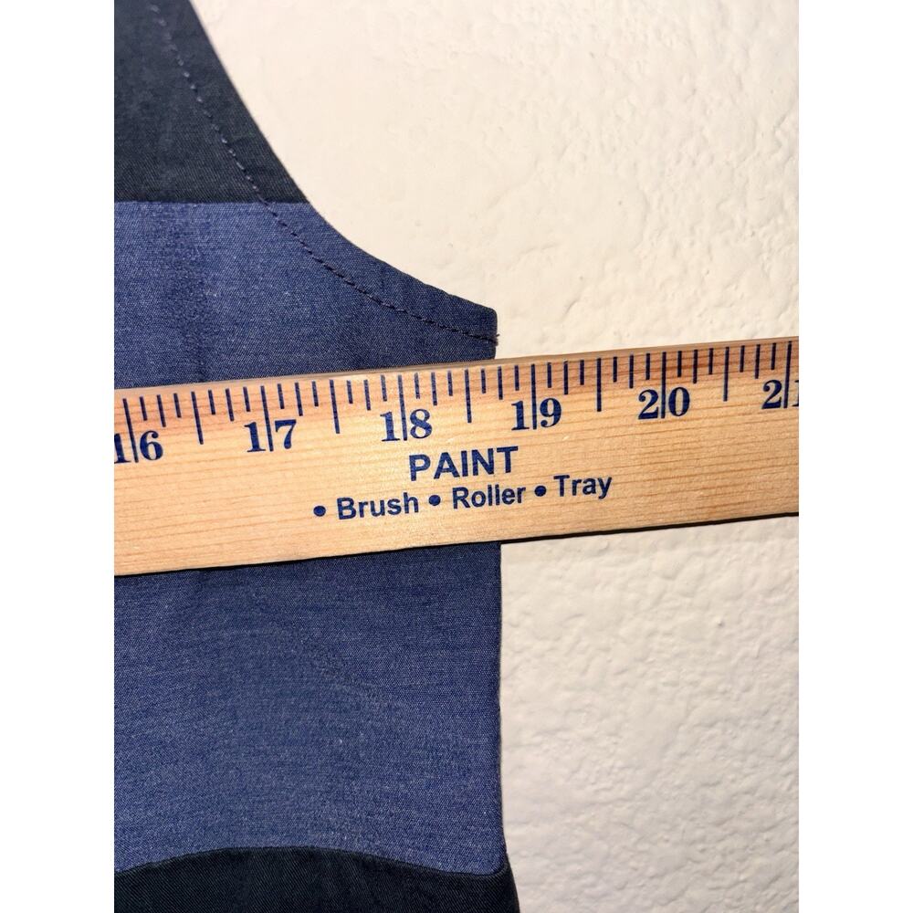 Initial Unusual Experience Linen Patchwork Vest S… - image 5